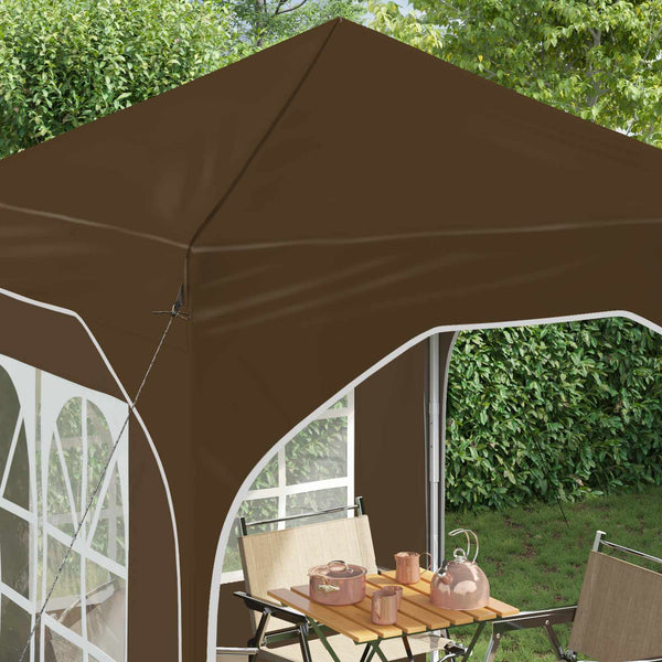 Pop-up Juhlateltta 192 x 192 x 245 cm Taupe