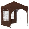 Pop-up Juhlateltta 192 x 192 x 245 cm Ruskea