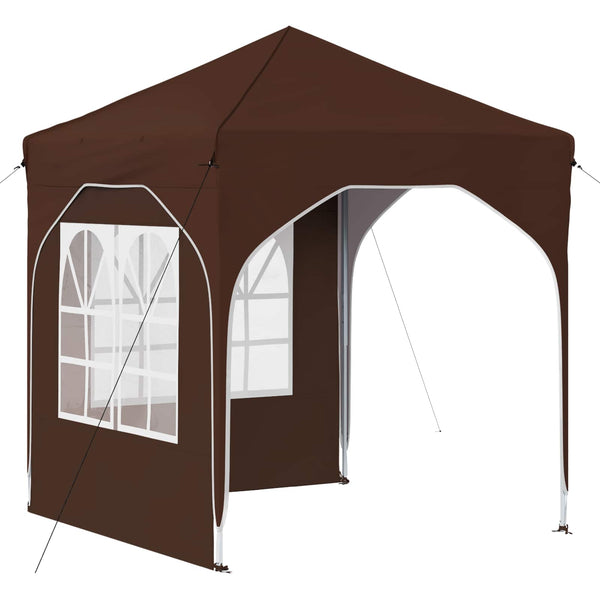Pop-up Juhlateltta 192 x 192 x 245 cm Ruskea