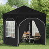 Pop-up Juhlateltta 192 x 192 x 245 cm Musta