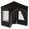 Pop-up Juhlateltta 192 x 192 x 245 cm Musta