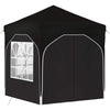 Pop-up Juhlateltta 192 x 192 x 245 cm Musta