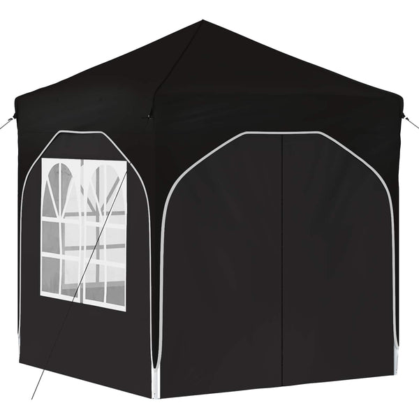 Pop-up Juhlateltta 192 x 192 x 245 cm Musta