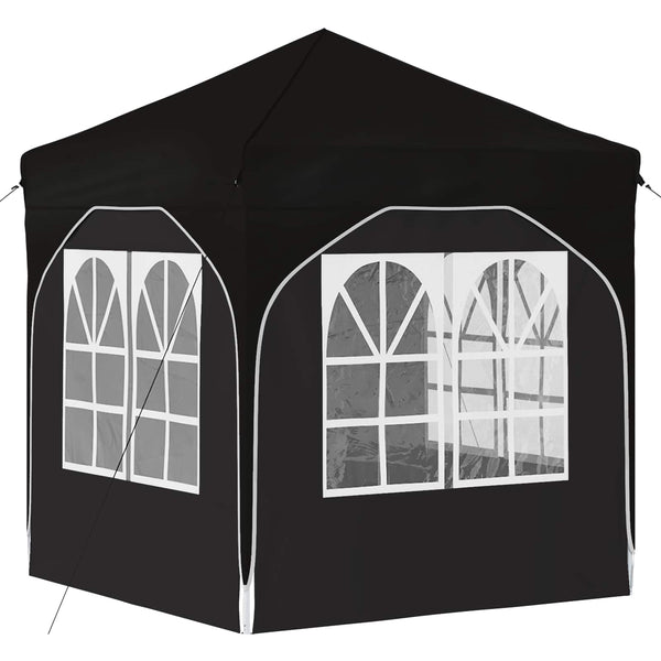 Pop-up Juhlateltta 192 x 192 x 245 cm Musta