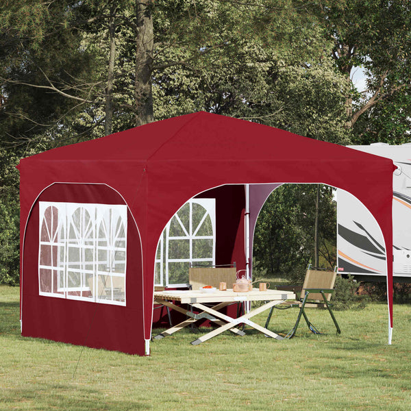 Pop-up Juhlateltta 290 x 290 x 245 cm Burgundi