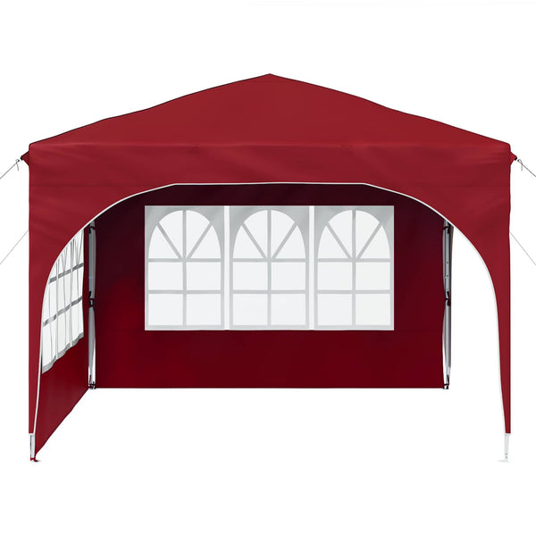 Pop-up Juhlateltta 290 x 290 x 245 cm Burgundi