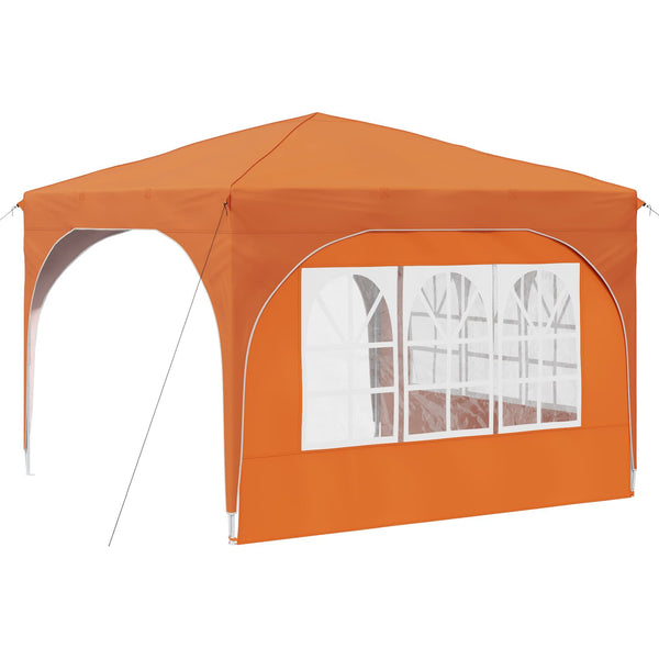 Pop-up Juhlateltta 290 x 290 x 245 cm Oranssi