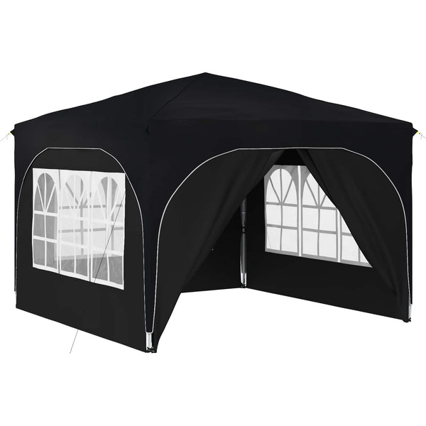 Pop-up Juhlateltta 290 x 290 x 245 cm Antrasiitti