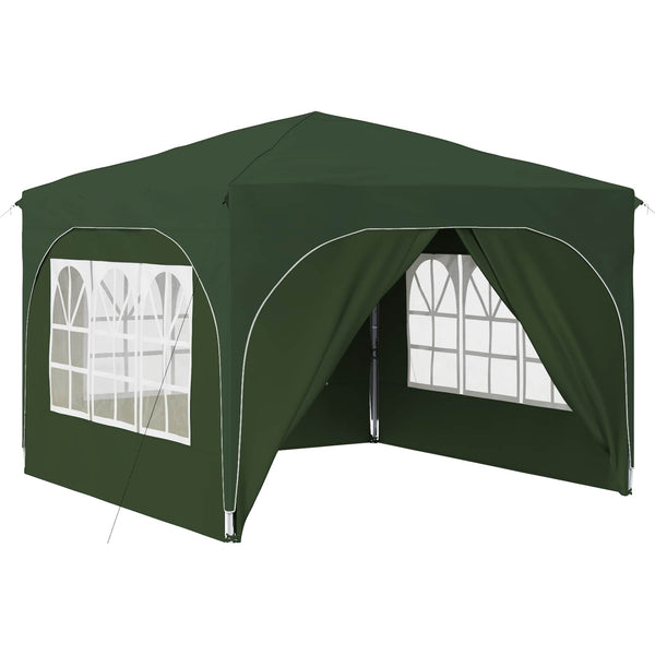 Pop-up Juhlateltta 290 x 290 x 245 cm Vihreä
