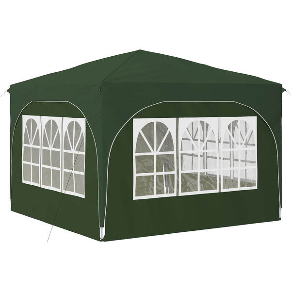 Pop-up Juhlateltta 290 x 290 x 245 cm Vihreä
