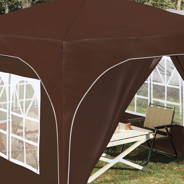 Pop-up Juhlateltta 290 x 290 x 245 cm Ruskea