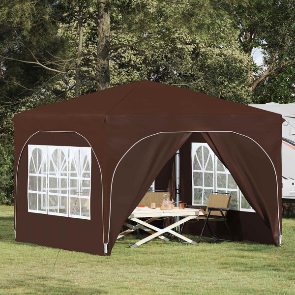 Pop-up Juhlateltta 290 x 290 x 245 cm Ruskea