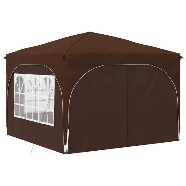 Pop-up Juhlateltta 290 x 290 x 245 cm Ruskea