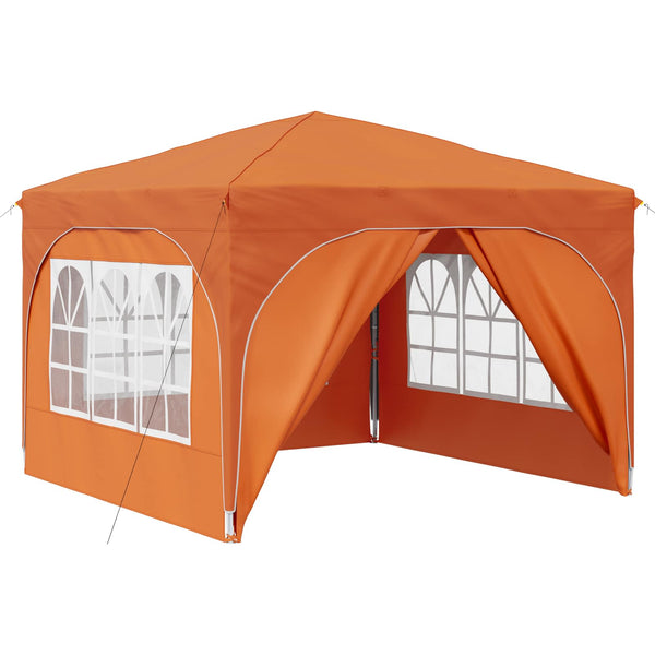 Pop-up Juhlateltta 290 x 290 x 245 cm Oranssi