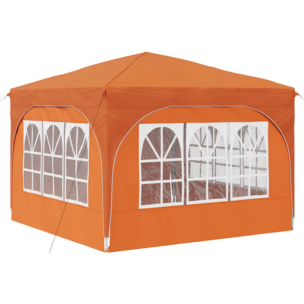 Pop-up Juhlateltta 290 x 290 x 245 cm Oranssi