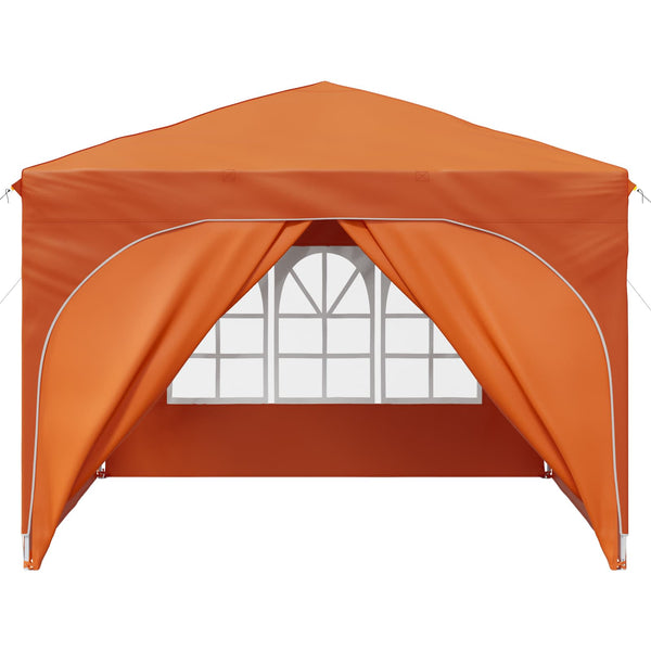 Pop-up Juhlateltta 290 x 290 x 245 cm Oranssi