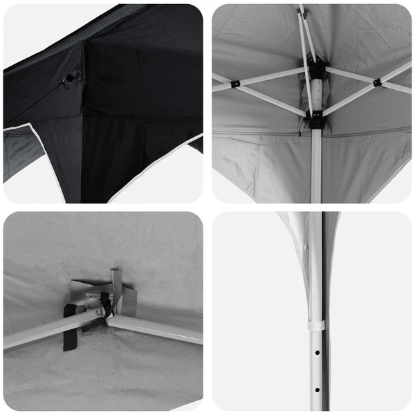 Pop-up Juhlateltta 575 x 288 x 245 cm Antrasiitti Oxford-kangas