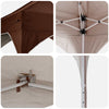 Pop-up Juhlateltta 575 x 288 x 245 cm Ruskea Oxford-kangas