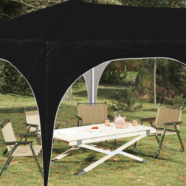 Pop-up Juhlateltta 575 x 288 x 245 cm Musta Oxford-kangas