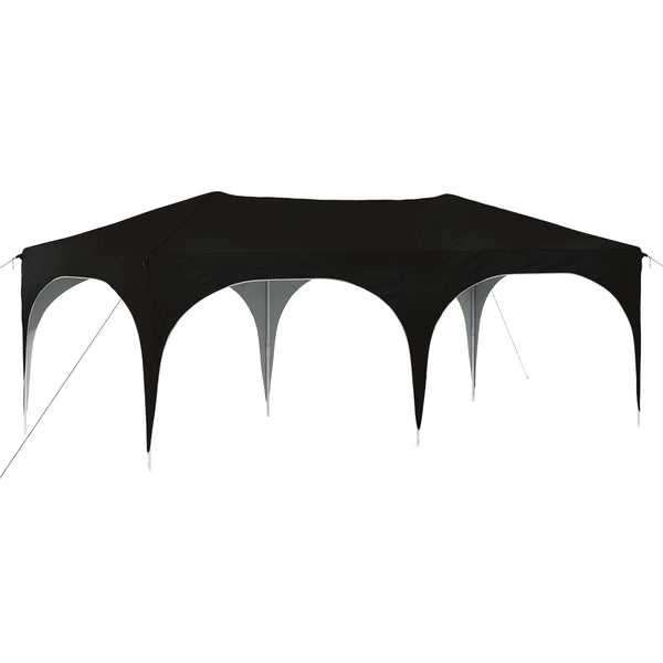 Pop-up Juhlateltta 575 x 288 x 245 cm Musta Oxford-kangas