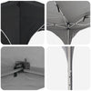 Pop-up Juhlateltta 575 x 288 x 245 cm Antrasiitti Oxford-kangas