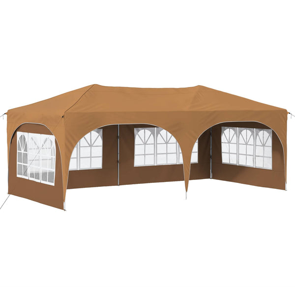 Pop-up Juhlateltta 575 x 288 x 245 cm Beige Oxford-kangas