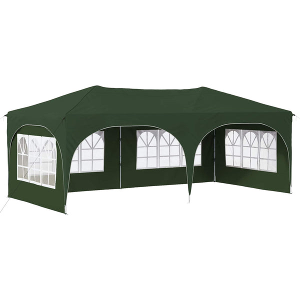 Pop-up Juhlateltta 575 x 288 x 245 cm Vihreä Oxford-kangas
