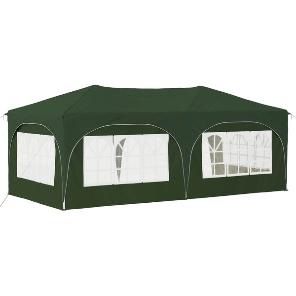 Pop-up Juhlateltta 575 x 288 x 245 cm Vihreä Oxford-kangas