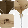 Pop-up Juhlateltta 575 x 288 x 245 cm Taupe Oxford-kangas