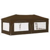 Pop-up Juhlateltta 575 x 288 x 245 cm Taupe Oxford-kangas