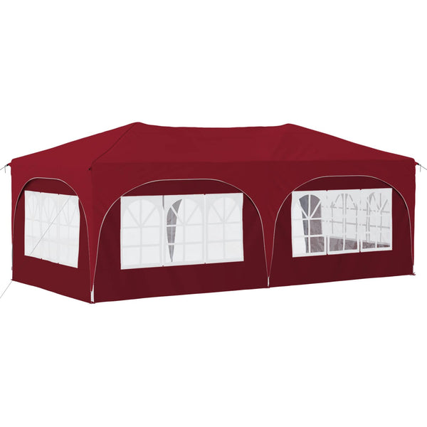 Pop-up Juhlateltta 575 x 288 x 245 cm Burgundi Oxford-kangas