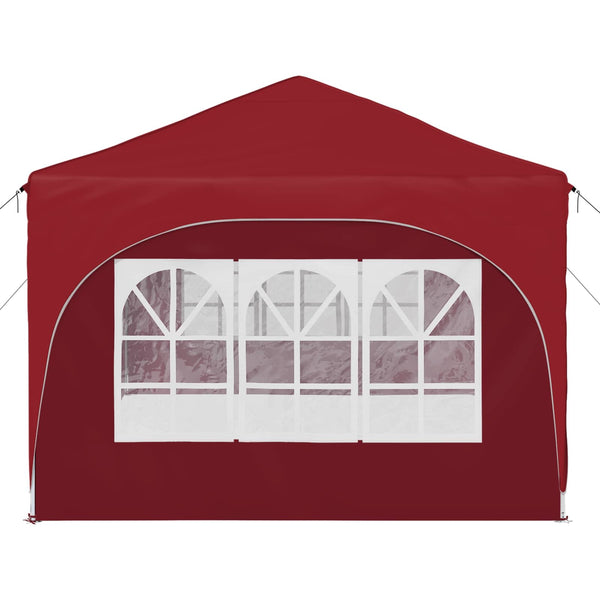 Pop-up Juhlateltta 575 x 288 x 245 cm Burgundi Oxford-kangas
