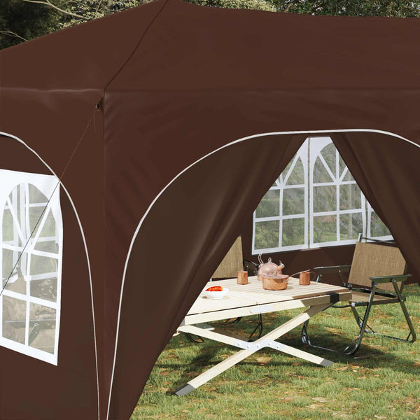 Pop-up Juhlateltta 575 x 288 x 245 cm Ruskea Oxford-kangas