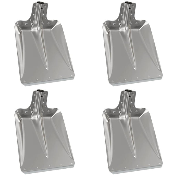 Lapio Pää 4 kpl Hopea 43 x 32,5 cm Alumiini
