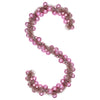 Pinkki joulupallo garland Mufit 186cm (polystyreeni)