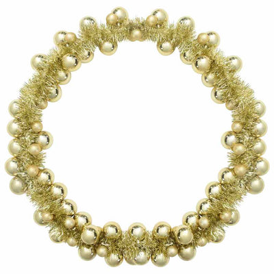 Kulta joulupallo garland Terrance 186cm (polystyreeni)