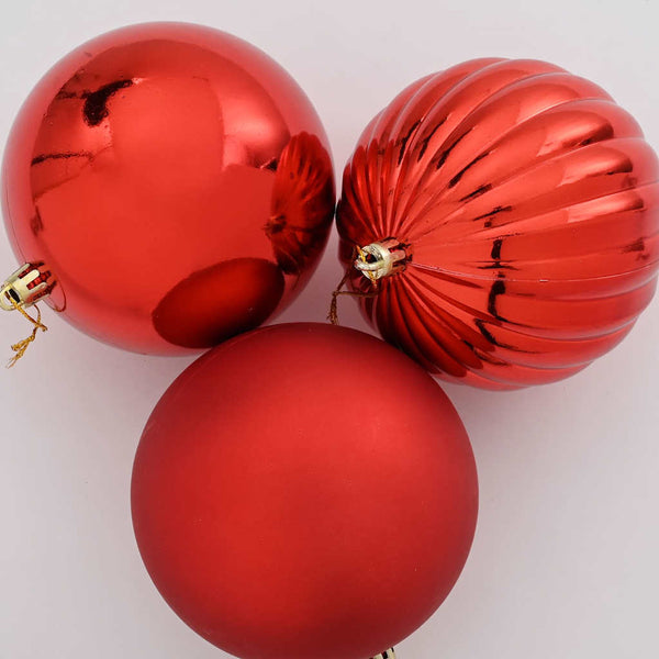 Joulupallon Setti XL 15 pcs Punainen Muovi