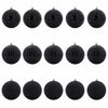 Joulukoristeen setti 15 pcs Musta XL