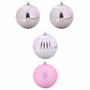 Pinkki joulukoristeen setti Naim 4 pcs