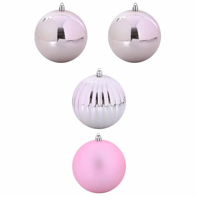 Pinkki joulukoristeen setti Naim 4 pcs
