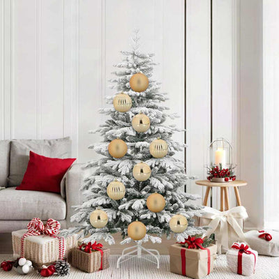 Kulta joulukoristeen setti Fionea 9 pcs