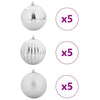 Joulukoristeen setti 15 pcs Hopea XL