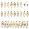 Kulta joulukuusen koristelu Geogette (40 pcs)