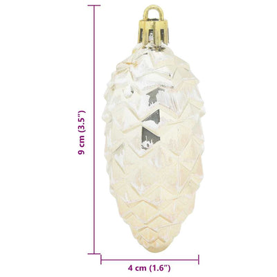 Samppanja joulukuusen koristelu Norulet 40 pcs