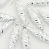 Joulun Spiraalimallinen Kuula 40 pcs Hopea Muovi