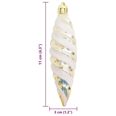 Samppanja joulukuusen koristelu Vilcica 40 pcs