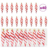 Joulun Spiraalimallinen Kuula 40 pcs Punainen