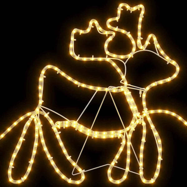 Monivärinen led-joulukoriste Shawanda 69x79cm (polyvinyylikloridi)