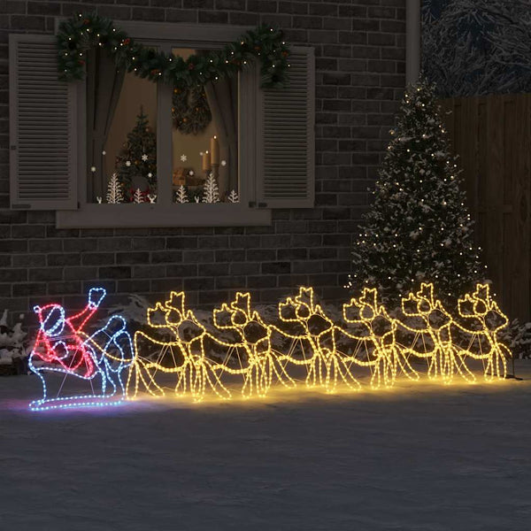 Monivärinen led-joulukoriste Shawanda 69x79cm (polyvinyylikloridi)