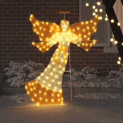 Lämpimän valkoinen valotettu kulma Caleopia 116x29x158.5cm